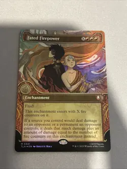 FOIL MTG Fated Firepower TLA 0341 Avatar: The Last Airbender Showcase English - Image 1