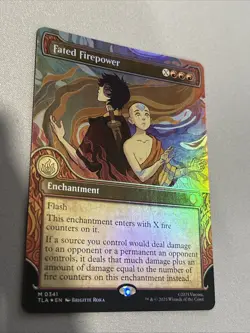 FOIL MTG Fated Firepower TLA 0341 Avatar: The Last Airbender Showcase English - Image 2