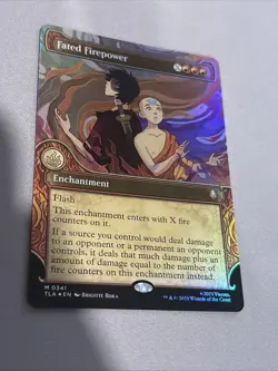 FOIL MTG Fated Firepower TLA 0341 Avatar: The Last Airbender Showcase English - Image 3