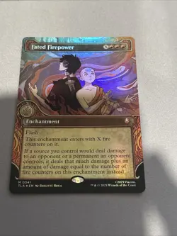 FOIL MTG Fated Firepower TLA 0341 Avatar: The Last Airbender Showcase English - Image 4
