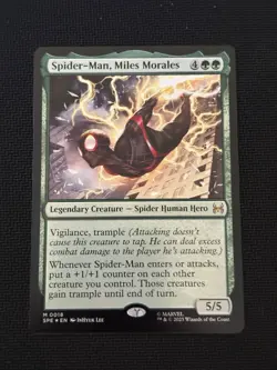Miles Morales (0018) (FOIL) (Mythic) - Marvel's Spiderman MTG (M/NM) - Image 1