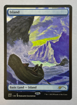 MTG - Secret Lair - Sidharth Chaturvedi - Island (#466) - Non-Foil - NM - Image 1