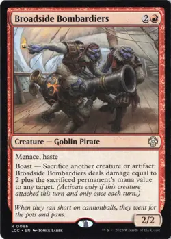 Broadside Bombardiers R Commander: The Lost Caverns of Ixalan 86 Near Mint - Image 1