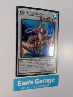 YuGiOh Coral Dragon 1st Edition RA02-EN031 Super Rare - MN - Image 2
