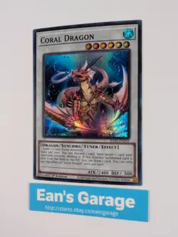 YuGiOh Coral Dragon 1st Edition RA02-EN031 Super Rare - MN - Image 3