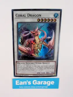 YuGiOh Coral Dragon 1st Edition RA02-EN031 Super Rare - MN - Image 4