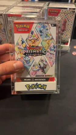 Pokemon TCG Sealed Prismatic Evolutions Bundle With Acrylic Case! - Image 1