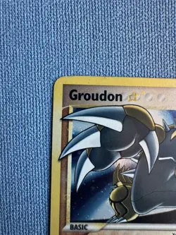 Groudon Gold Star Pokemon TCG Card EX Delta Species Ultra Rare Holo 111/113 ? - Image 3