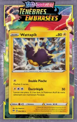 Wattapik Holo - EB03:Tenebres Embrasees - 064/189 - Carte Pokemon Neuve FR - Image 1