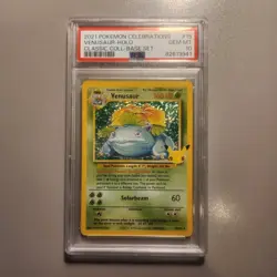 2021 Pokemon Celebrations Venusaur PSA 10 Classic Collection #15 - Image 1
