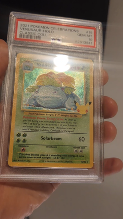 2021 Pokemon Celebrations Venusaur PSA 10 Classic Collection #15 - Image 2