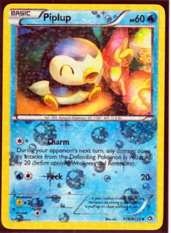 2013 PIPLUP RC6/RC25 Legendary Treasures Pokemon Radiant Collection HOLO (P2) - Image 1
