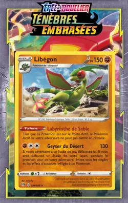 Libegon - EB03:Tenebres Embrasees - 091/189 - Carte Pokemon Neuve FR - Image 1