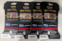 Pokemon Mega Evolution Sleeved Booster Packs Factory Sealed 4 Packs - Image 2