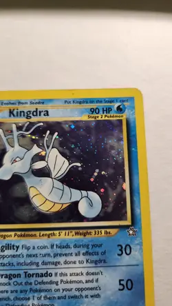 2000 Kingdra 8/111 - Neo Genesis Holo Rare - Pokemon TCG - MP - Image 2