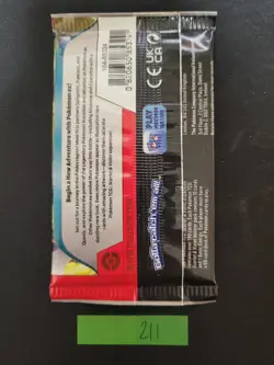 22.90g (Heavy HEAVIEST!) Scarlet & Violet Pokemon Booster Pack - Sealed - #211 - Image 2
