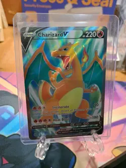 Pokemon TCG Charizard V Full Art 153/172 Brilliant Stars Ultra Rare NM - Image 2