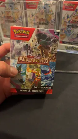 Pokemon TCG Sealed Paldea Evolved Booster Bundle With Acrylic Case! - Image 3
