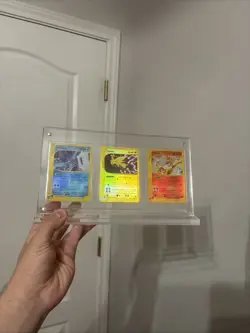POKEMON LEGENDARY BIRDS NM REVERSE VINTAGE w Frame(Articuno, Zapdos, Moltres) - Image 1