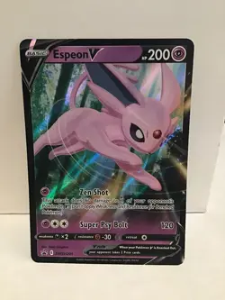 Espeon V SWSH201 Pokemon Black Star Promo Holo - Image 1