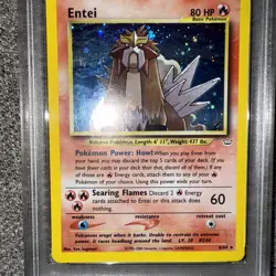 2001 Pokemon Neo Revelation Entei Holo 6/64 PSA 6 - Image 2