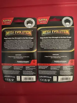 Pokemon TCG MEGA EVOLUTION DRIFLOON & DRIFBLIM Checklane Sealed Blister Packs - Image 4