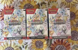 Pokemon Prismatic Evolutions Booster Bundle Lot of 3 - Image 1