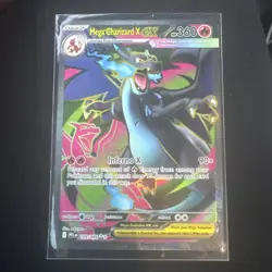 Mega Charizard X Ex 109/094 Phantasmal Flames Pokemon Perfect Condition - Image 1