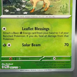 Leafeon (Master Ball Pattern) 005/131 Sv: Prismatic Evolutions Holo Pokemon TCG - Image 3