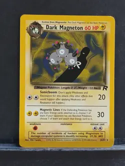 Dark Magneton 28/82; 2000 Team Rocket; Pokemon - Image 1