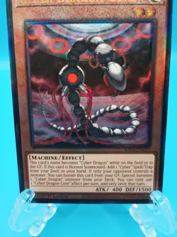 Yugioh Cyber Dragon Core RA04-EN013 Prismatic Ultimate Rare NM - Image 3