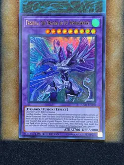 Yugioh Trishula, The Dragon Of Icy Imprisonment JUMP-EN088 Ultra Rare LP - Image 1
