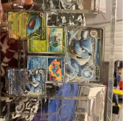 Blooming Waters Promos Only Blastoise EX 009/165 JUMBO & 4 Card Set No 151 Packs - Image 1