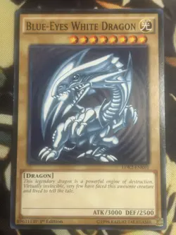 Yugioh: Blue-Eyes White Dragon - Original SDK Art - 1st Edition Card - NM - Image 1