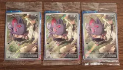 POKEMON TCG Journey Together Lot Of 3 SEALED N’S ZORUA 189 ETB Promo Cards - Image 2