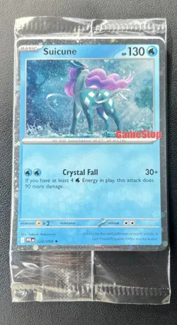 Suicune GameStop Stamped Promo Card 026/094 (New & Factory Sealed) - Image 1