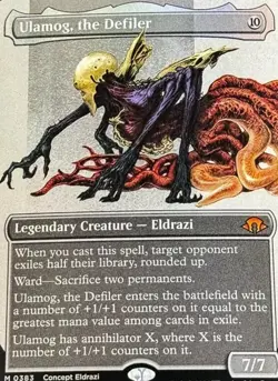 Ulamog, the Defiler (Borderless) -Foil Near Mint English MTG Modern Horizons 3 - Image 2