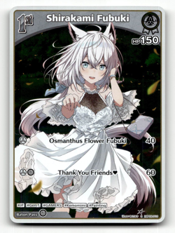 hololive OFFICIAL CARD GAME Shirakami Fubuki (S) hBP02-010 - Quintet Spectrum - Image 1