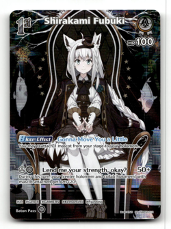 hololive OFFICIAL CARD GAME Shirakami Fubuki (SR) hBP02-012 - Quintet Spectrum - Image 1