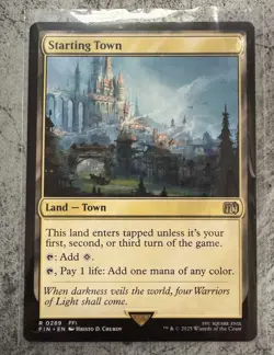 Starting Town Rare MTG Magic: The Gathering Final Fantasy Regular Rare FIN 289 - Image 1