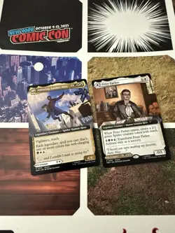 Magic the Gathering x Spiderman Amazing Spider-Man/Peter Parker 2025 NYCC Promo - Image 1
