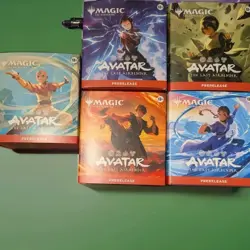 (5) MTG Avatar: Last Airbender PRERELEASE Box LOT Magic the Gathering - Image 1