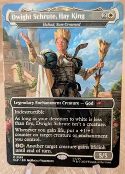 Dwight Schrute, Hay King - Heliod, Sun-Crowned Secret Lair Drop REGULAR MTG - Image 1