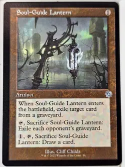 Soul-Guide Lantern- Retro Frame- The Brothers' War Magic the Gathering MTG Nice! - Image 1
