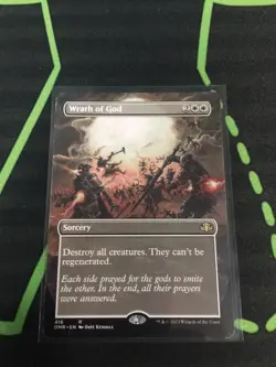 MTG Magic The Gathering Wrath Of God Borderless White Sorcery Commander - Image 1