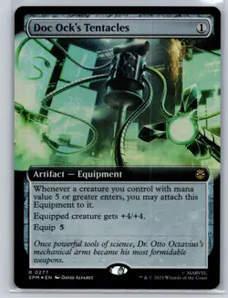 Magic: The Gathering - Spider-Man - Doc Ock's Tentacles Extended Art Foil Rare - Image 1
