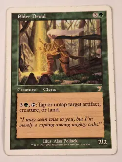 Elder Druid - 7th Edition Core Set - Magic the Gathering MTG Nice! - Image 1