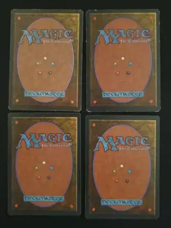 4x MTG Blue Elemental Blast MP Fourth Edition Magic the Gathering PLAYSET - Image 2