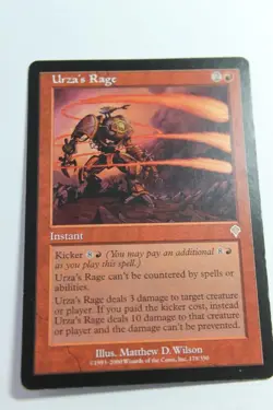 MTG Urza's Rage x1- -Invasion-Lightly Played - Image 1
