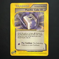 Psychic Cube 01 132/147 Aquapolis Pokemon S271 - Image 1